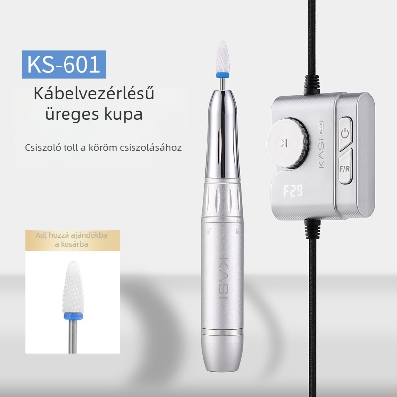 Kasi vonalirányított üreges poharas köröm polírozó toll, modell ks-601