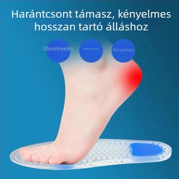 Szilikon sporttalp – nyári, könnyű, légáteresztő, méhsejt mintázatú, magasságot növelő, vastag talp.