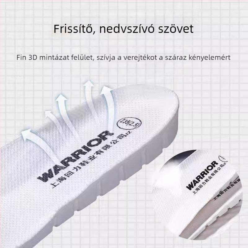 Latex talpbetét sportcipőkhöz – izzadság-abszorpció, teljes talp, uniszex