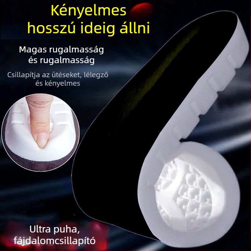 Latex talpbetét sportcipőkhöz – izzadság-abszorpció, teljes talp, uniszex