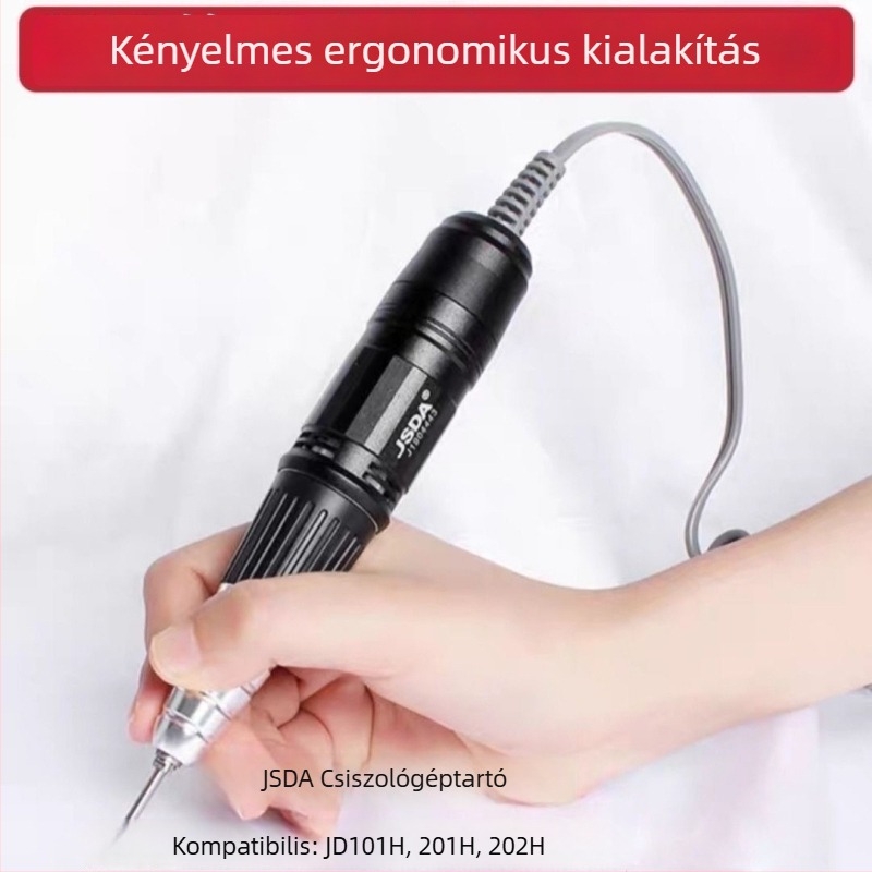 Műkörmös csiszoló toll cserefogantyú JD101HB201H206H géphez, Jestar OEM, Zhejiang eredet, nettó tömeg 186 g, élettartam 1 év