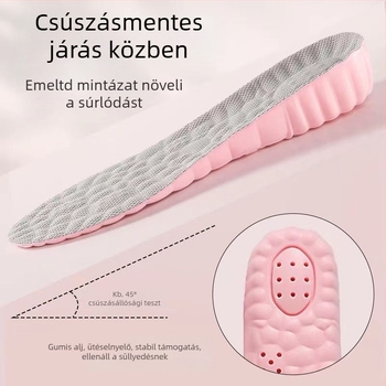 Női magasságot növelő talpbetét, rejtett belső emelő, nedvszívó, szagellenálló, ütéscsillapító, Martin csizmákhoz