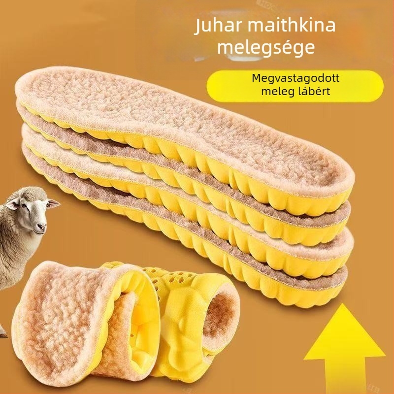 PU talpabetét – teljes hosszúságú fleece-sel, izzadság-abszorber, téli használatra