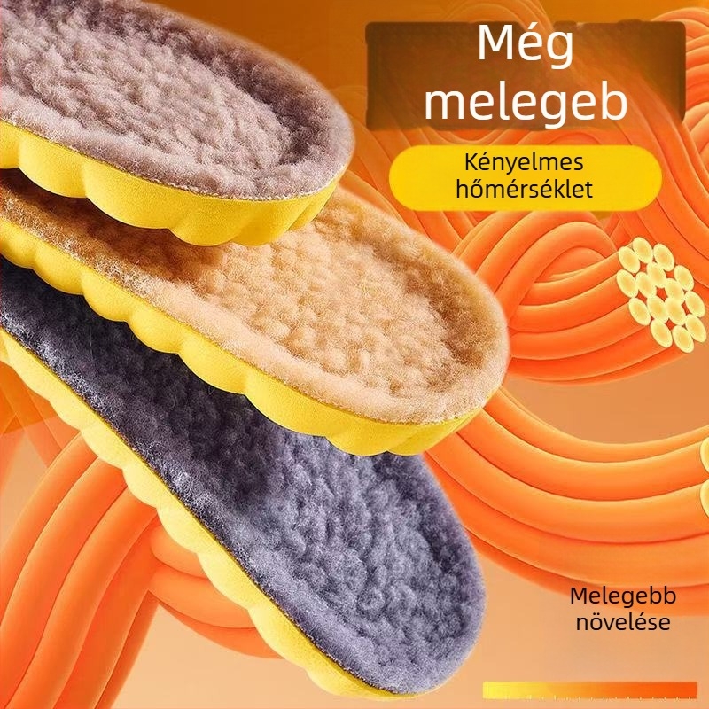 PU talpabetét – teljes hosszúságú fleece-sel, izzadság-abszorber, téli használatra