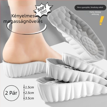 Magasságot növelő fél talptámasz – láthatatlan, kemény párnázás, PU anyag, uniszex