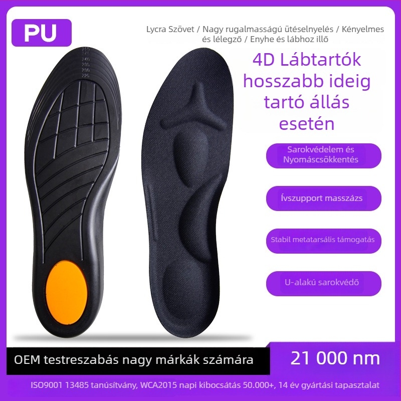 Bedosi Gel talptet PFM01063 – magasság növelő, boltozat-támogatás, teljes talpbetét, lélegző, ütéscsillapító