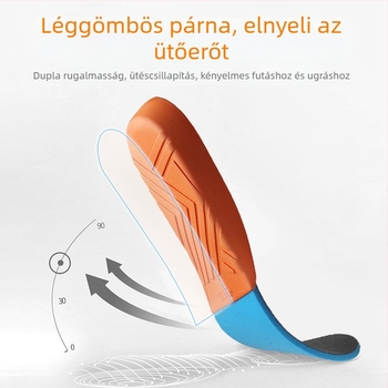 EVA talpbetét futócipőkhöz – memória talpbetét, teljes talpbetét, uniszex, méretek 35–46