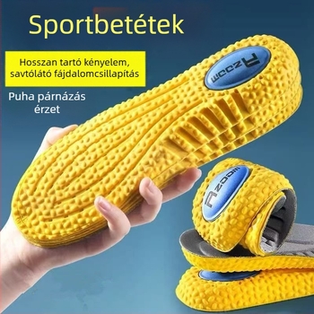PU anyagú sportcipő talpbetét – nedvszívó, szagtalanító, ütéscsillapító, légáteresztő, teljes talpbetét