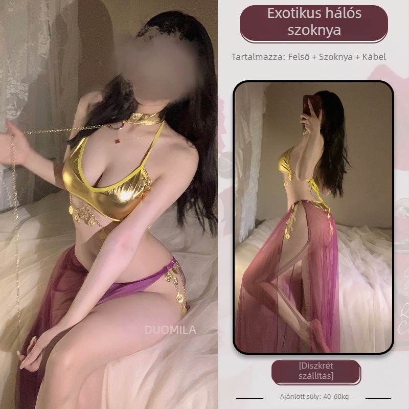 Cosplay színpadi jelmez Belly Dance, hálós anyagú modell, poliészter 90–95%