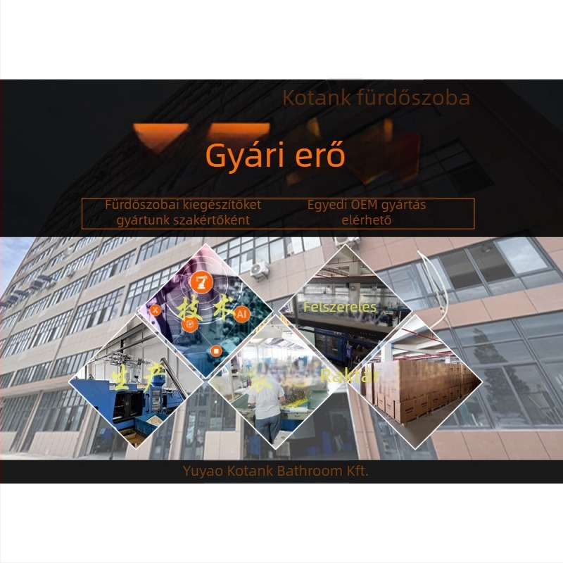 Univerzális WC-tartály kiegészítők, felső gomb használat, műanyag, márka KETAI, fényű luxus stílus