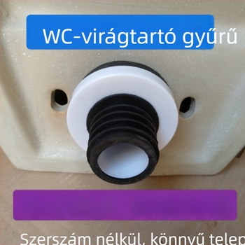 ürítő-lefolyó íves csatlakozó, műanyag szerelvény, falra vagy padlóra szerelhető, Day márka, modern minimalista stílus