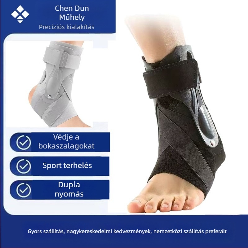 Bokaszalag neoprénből, lélegző, elasztikus kompresszió, rehabilitációs támogatás (univerzális illeszkedés)