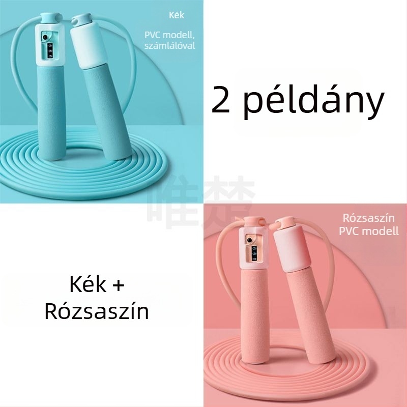 Intelligens számoló ugrókötél diákok számára, állítható hosszúság, PVC anyag, sport edzés