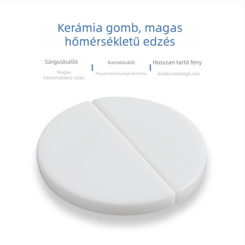 WC tartály kiegészítők — univerzális, dupla öblítés, kerámiából készült öblítő gomb, kerek forma, modern, egyszerű stílus