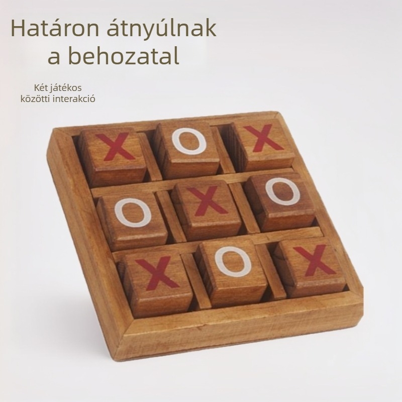 Fa XO sakk és tic-tac-toe két játékos számára – családi társasjáték
