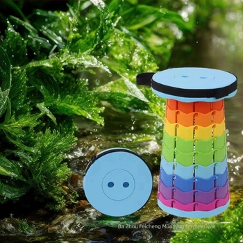 Teleszkópos összecsukható ülőke 3. generáció - PP anyag, összecsukható kivitel, kategória: összecsukható asztalok és székek