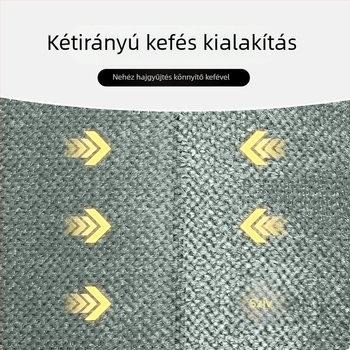 Állati szőrzet eltávolító statikus kesztyű, textil anyagból, négyszögletes hajkefe és kétirányú kefe