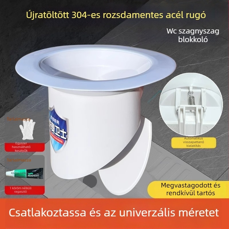 Guggoló WC-hez szagtalanító szűrő | ABS anyag, modern minimalista stílus, telepítés, Eredet: Zhejiang