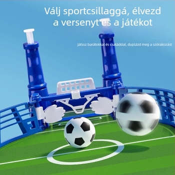 Kétfős asztali foci - műanyag felépítés, két játékos közötti párbaj, 4–14 éveseknek