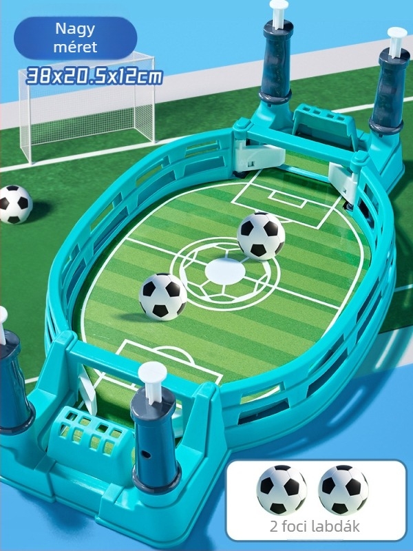 Kétfős asztali foci - műanyag felépítés, két játékos közötti párbaj, 4–14 éveseknek