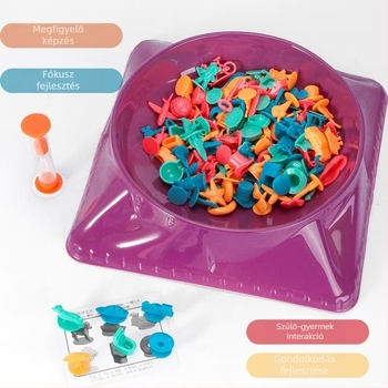 Oktató kincsvadász társasjáték gyerekeknek - Szülő-gyermek interakció, koncentrációs fókusz (Anyag: műanyag; Kategória: Játék/Sakk; Csomagolás: Doboz; Oktatási fókusz)