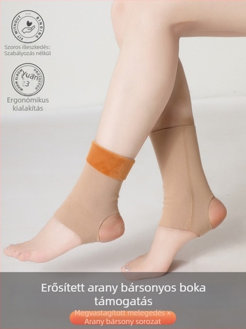 Flízes bokavédő zokni – univerzális használat, boka védelem, minden sporthoz