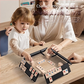 Izrael Mahjong Digitális kártyajáték — Családi asztali játék, műanyag kivitel, társas interakció, minden korosztály számára