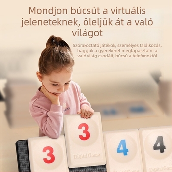Izrael Mahjong Digitális kártyajáték — Családi asztali játék, műanyag kivitel, társas interakció, minden korosztály számára