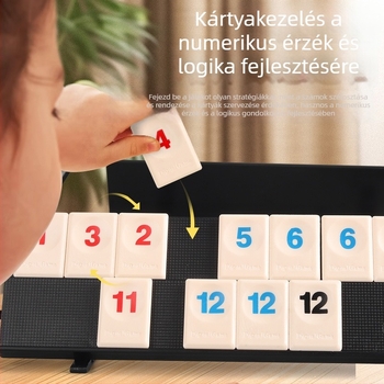 Izrael Mahjong Digitális kártyajáték — Családi asztali játék, műanyag kivitel, társas interakció, minden korosztály számára