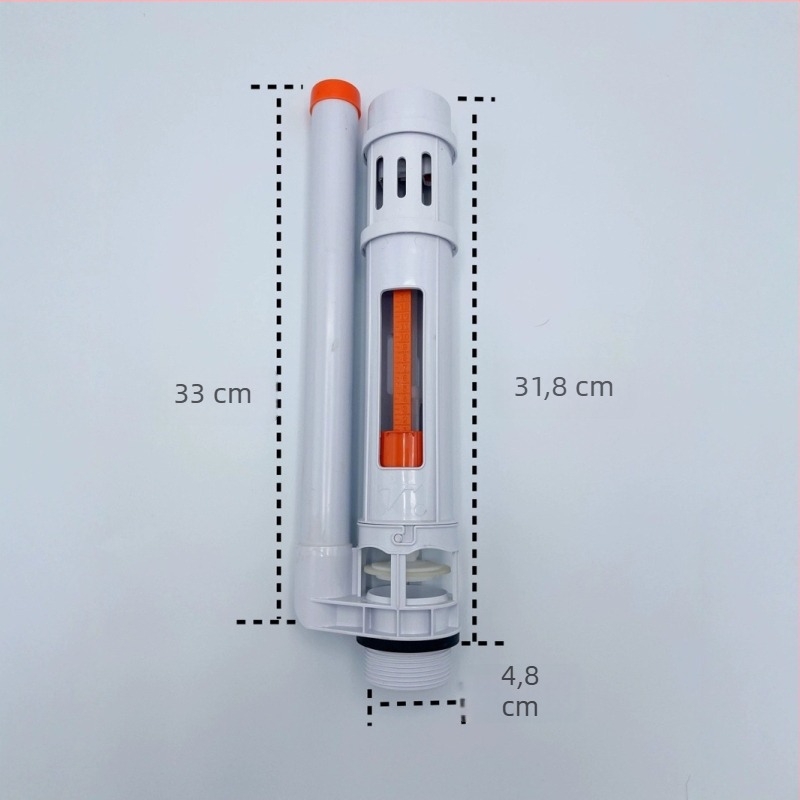 Squat WC leeresztő szelep — ABS anyagból, falra szerelt, a víztartályban beépítve, modern egyszerű stílus, Beautiful Peak márka