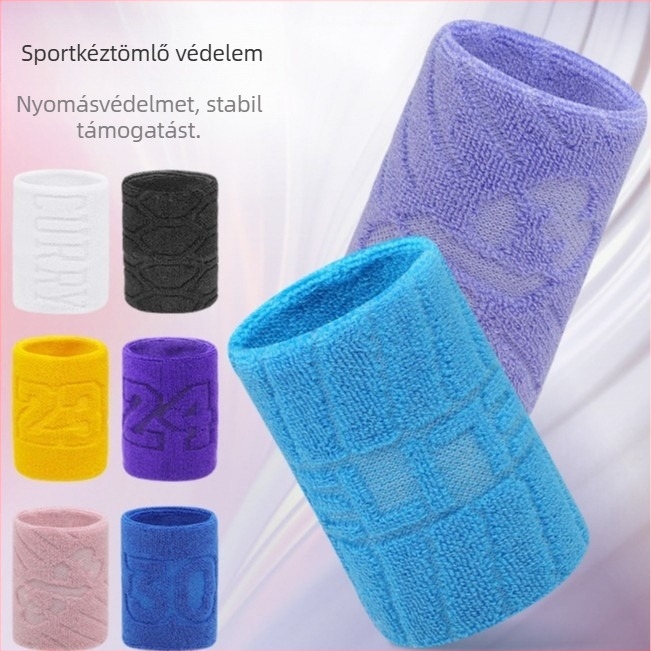 Pamut sportkarszalag - légáteresztő, nedvszívó, alkalmas kosárlabdára, futásra és edzésre