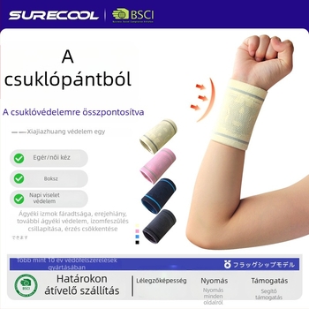 Nylon légáteresztő csuklóvédő sportvédő, csuklóvédelem, kosárlabda, asztalitenisz, tollaslabda, futás
