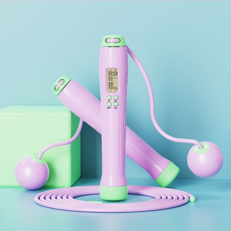 Bosskay vezeték nélküli intelligens ugrókötél – állítható, számoló funkcióval, kettős használat diákok és felnőttek számára; ABS anyag, 2.8 specifikáció, fitnesz és sport