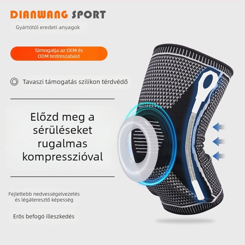 Nylon térdvédők sportokra – térdvédelem kosárlabdázáshoz, futáshoz, kerékpározáshoz (Csomagolás: 200 db, 130 g)