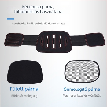 Bőr deréköv önmelegítő és légáteresztő lumbális támasz felnőtteknek porckorongsérv esetén