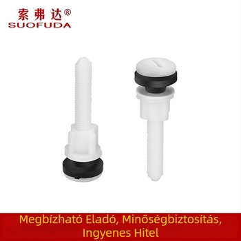 WC tartály lefolyó szelepi csavarok — PP anyag, Sauverda márka, OEM logó, tartály kiegészítők