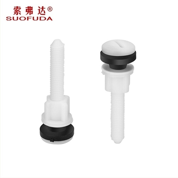 WC tartály lefolyó szelepi csavarok — PP anyag, Sauverda márka, OEM logó, tartály kiegészítők