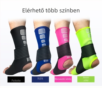 Felnőtt bokavédő kompresszióval – gumi anyagból, futballhoz, kültéri használatra