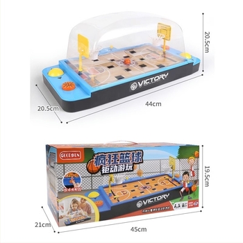 Két játékos asztali kosár- és foci játék – műanyag kivitel; szülő-gyermek interakció, gondolkodás fejlesztése, kéz- és szem-koordináció; 4–35 éveseknek