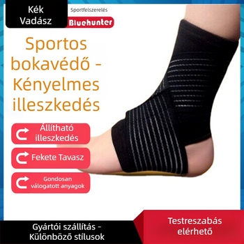 Blue Hunter latex bokavédő, légáteresztő bokaszalag a futballhoz