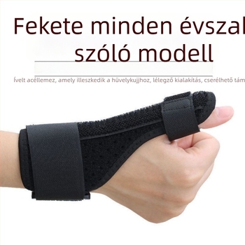 Csuklótámasz hüvelykujj-immobilizálóval és ínhüvely-védővel — anyag: szivacs; kosárlabdához; univerzális illeszkedés; egycsomagos csomag