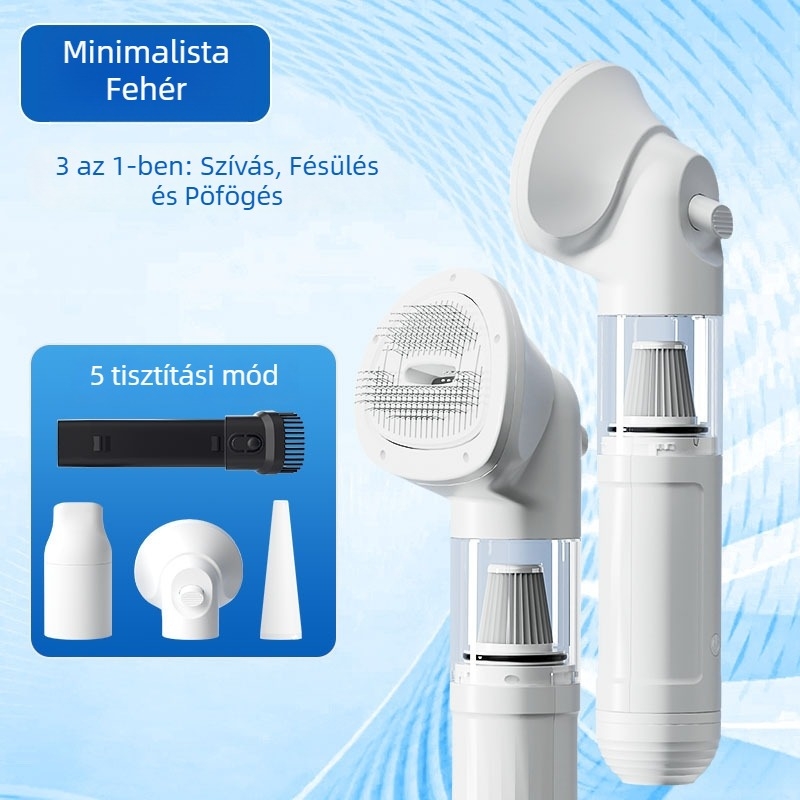 Minden az egyben állategondozó készülék szőrszívó és fésű funkcióval, kutyák és macskák számára, fürdetés és szárítás funkcióval, Hippie dog márka