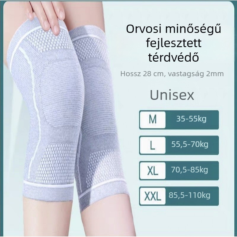 Pamut térdvédők, Termékkód adesll-HX, alkalmas futásra, edzésre és kerékpározásra