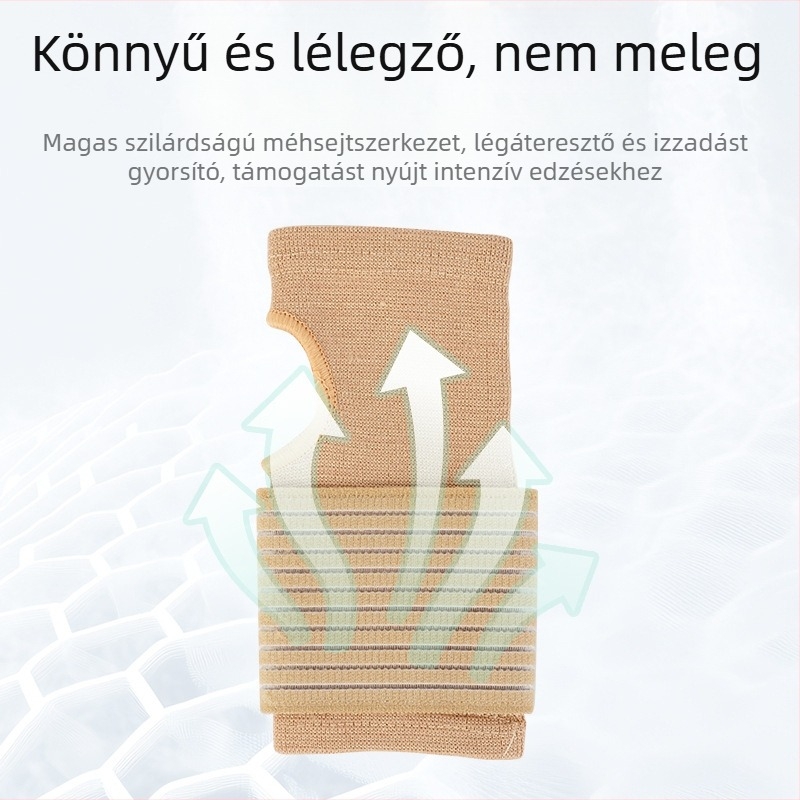 Nyomástartó tenyér- és csuklóvédő – csuklópánt edzéshez, fitneszhez és sportokhoz