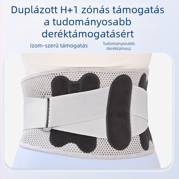 Spandex anyagú derékvédő acéllemez-támaszossal – Uniszex, futáshoz, badmintonhoz és edzéshez
