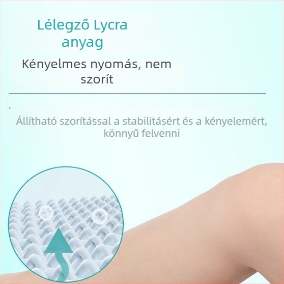 Térdvédők — univerzális használat, gumiból és poliészterből készült, patella védelem, alkalmas hegymászáshoz