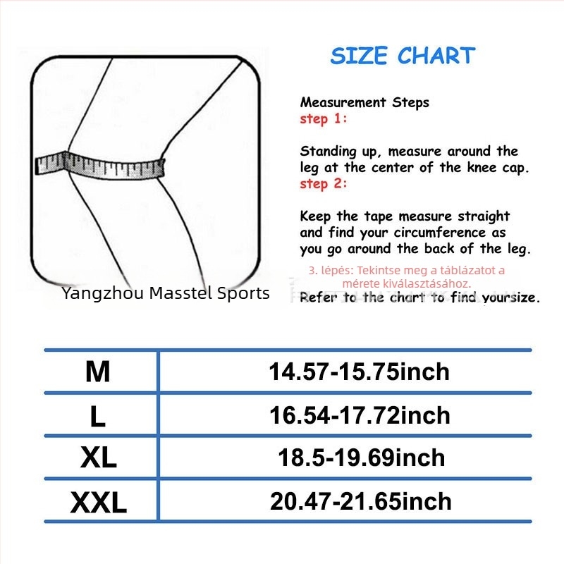 Gumi- és acéllemez-támaszos térdvédők SBA-kompozit anyagból, felnőtteknek, kerékpározáshoz, szabadtéri hegymászáshoz és sportokhoz, 250–300 g