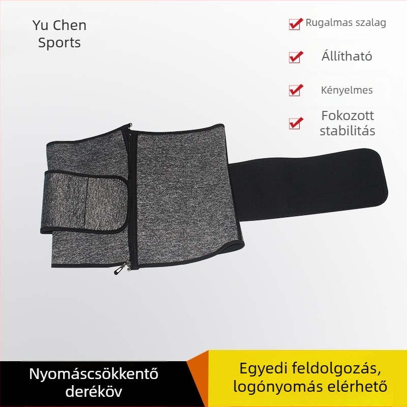 Búváranyagból készült deréktámasz öv, légáteresztő tömörítés, felnőtteknek, futásra, kerékpározásra, fitneszre és túrázásra