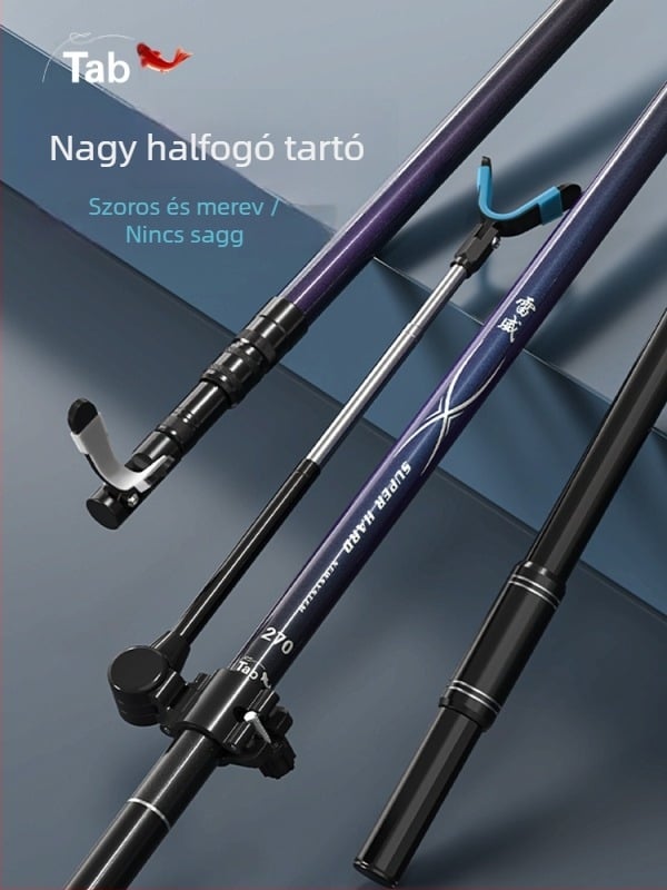 TAB Karbonszálas Horgászbot Tartó — Többirányú Forgatás, Nem Összesukható