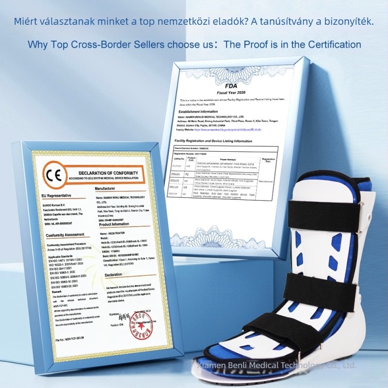 Bokarögzítő gumírozott anyagból, felnőtteknek, sportrehabilitációhoz, ízületi stabilizáció